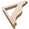 Ekena Millwork 6-in W x 36-in D x 36-in H Funston Block Rough Cedar Woodgrain TimberThane Outlooker, Primed Tan OUTUR060X36X36FST44RCPR - alternate 6